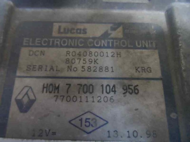 7700111206 RENAULT Unidad de control del motor (ECU)  disponible Alicante