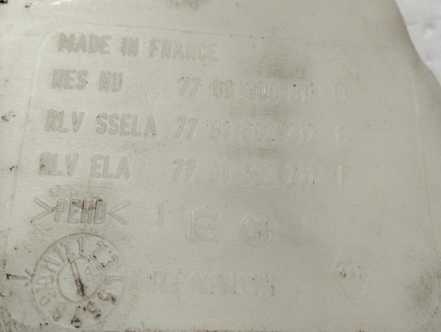 Depósito del agua de lavado, lavado de parabrisas Renault Kangoo 1 KC0, KC1