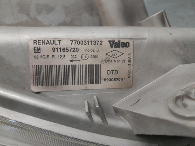 RENAULT 7700311372 Faro derecho  disponible Valladolid