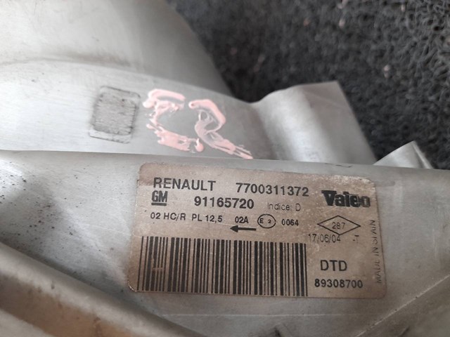 Faro derecho Renault Trafic 2 FL