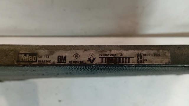 Condensador aire acondicionado 7700312901 RENAULT
