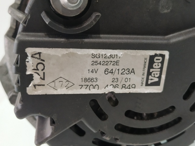 Alternador Renault Trafic 2 FL