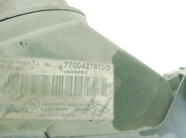 RENAULT 7700427870G Faro derecho  comprar en Albacete