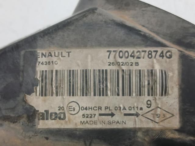 RENAULT 7700427874G Faro izquierdo  comprar en Ponferrada