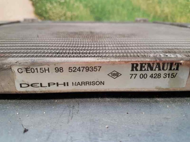 Condensador / radiador  aire acondicionado para renault twingo i 1.2 (c063, c064) d7f 7700428315