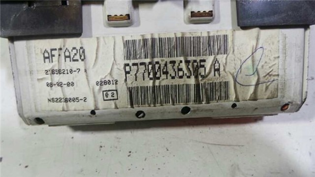 RENAULT 7700436305A Pantalla  en stock Terrassa