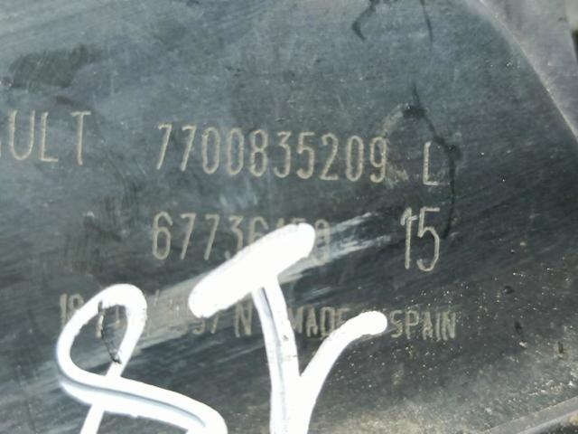 RENAULT 7700835209 Luz antiniebla izquierdo  en stock Terrassa