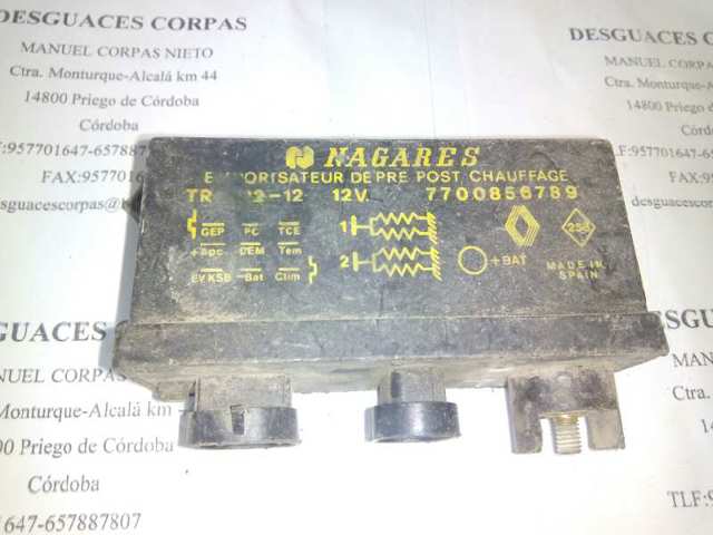 RENAULT 7700856789 Relé de los calentadores  en stock Terrassa
