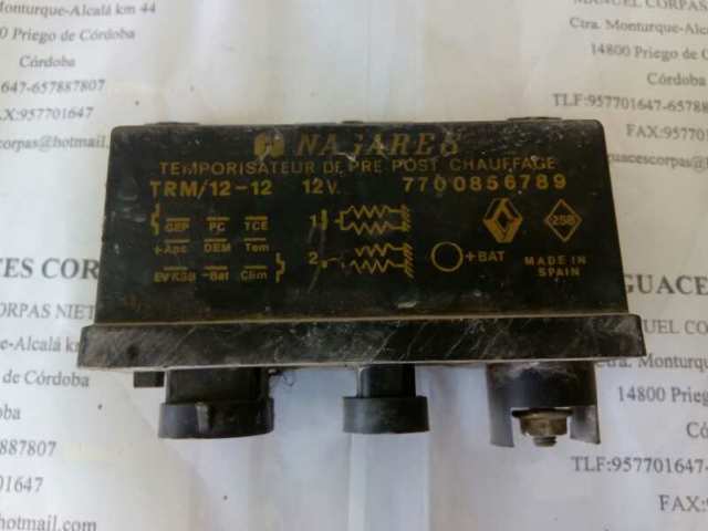 7700856789 RENAULT Relé de los calentadores comprar Alcalá