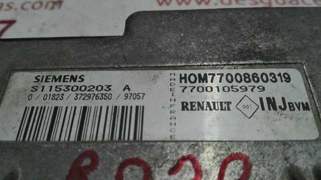 7700860319 RENAULT Unidad de control del motor (ECU)  comprar en Oviedo