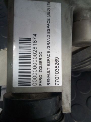 7701038269 Faro izquierdo  comprar en Pontevedra