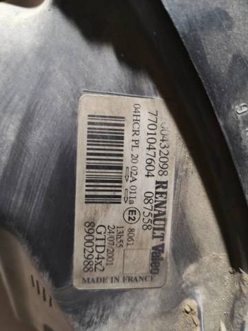 7701047604 Faro izquierdo  comprar en Pontevedra
