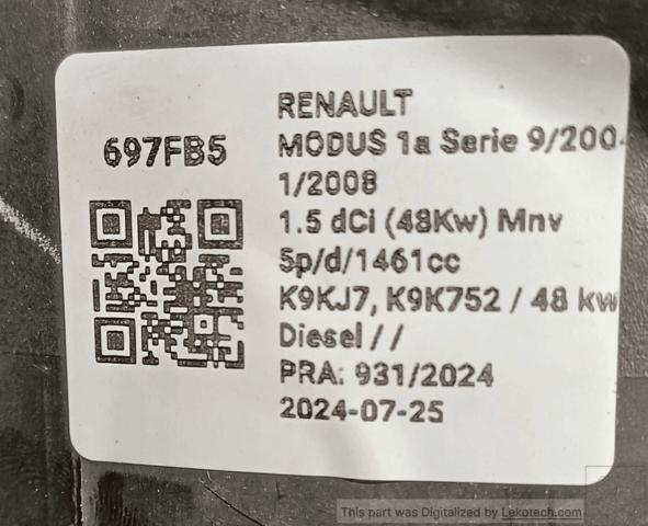RENAULT 7701058174 Faro izquierdo  en stock Terrassa