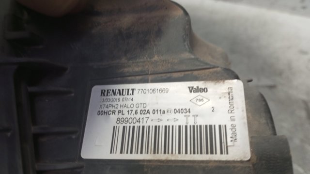 7701061669 RENAULT Faro izquierdo  comprar en Lleida