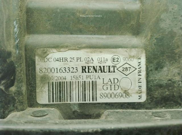 RENAULT 7701474502 Faro izquierdo  en stock Valencia