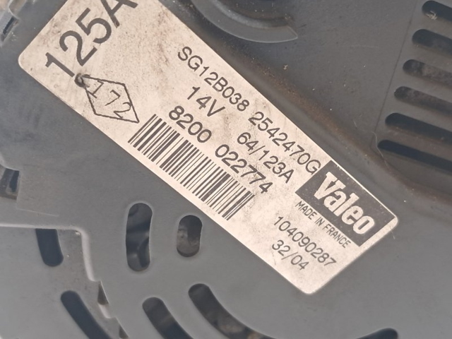 RENAULT 7701477001 Alternador  en stock Salamanca