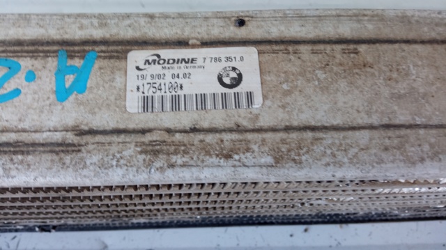 77863510 BMW Intercooler  comprar en Lleida