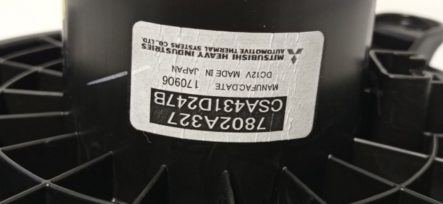 7802A327 MITSUBISHI Motor del ventilador del calefactor  comprar en Oviedo