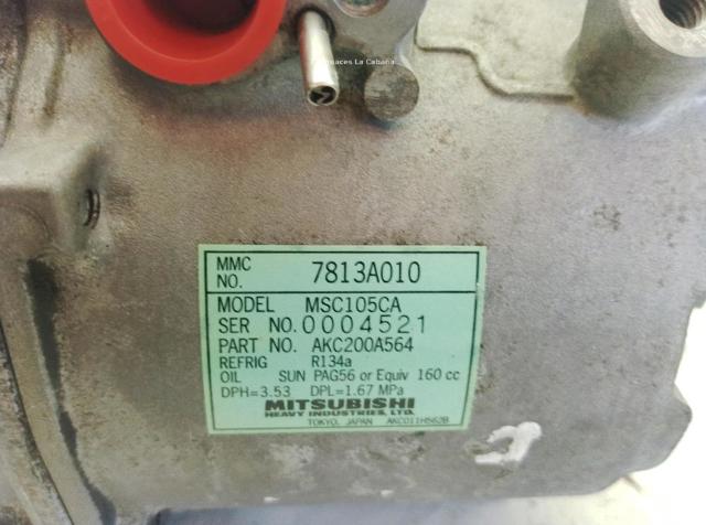 7813A010 MITSUBISHI Compresor de aire acondicionado  disponible Alicante