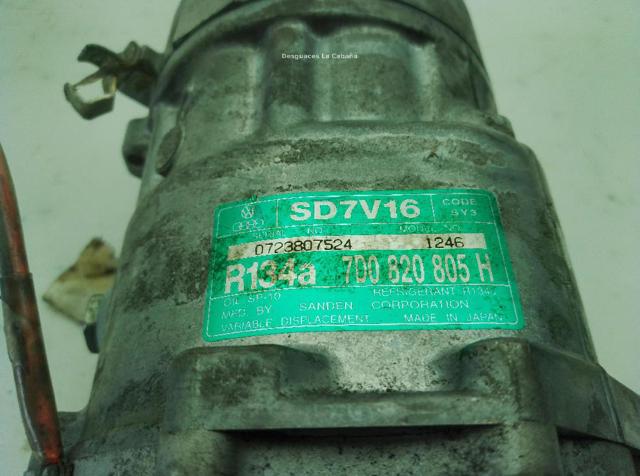7D0820805H Compresor de aire acondicionado  en stock Castellón