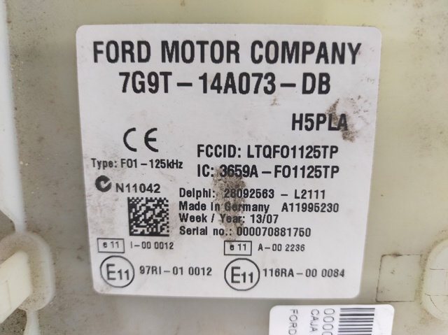 7G9T14A073DB Ford