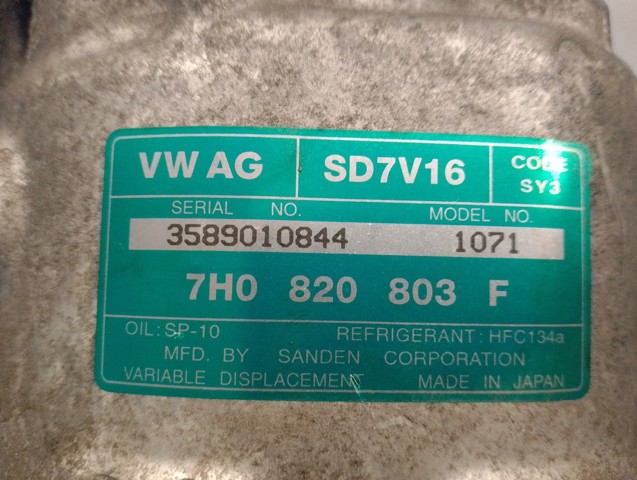 7H0820803F Compresor de aire acondicionado  en stock Castellón