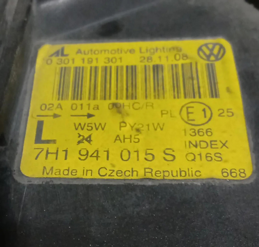 7H1941017N VAG Faro izquierdo  en stock Gandía
