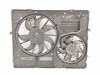 Difusor de radiador, ventilador de refrigeración, condensador del aire acondicionado, completo con motor y rodete 7L0121203F VAG