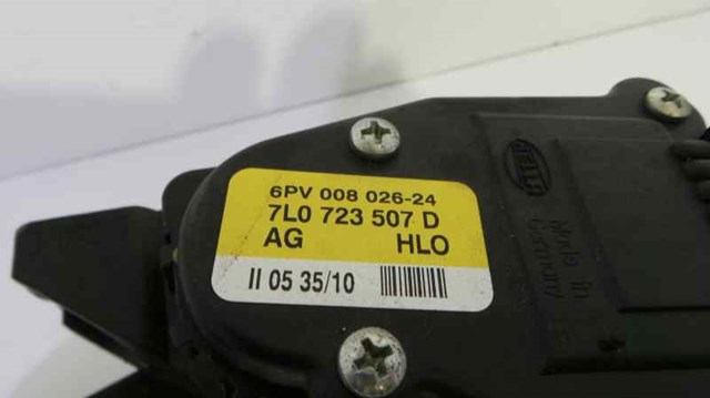 Potenciometro pedal para porsche cayenne (9pa) (2002-2010) 3.2 bfd 7L0723507D