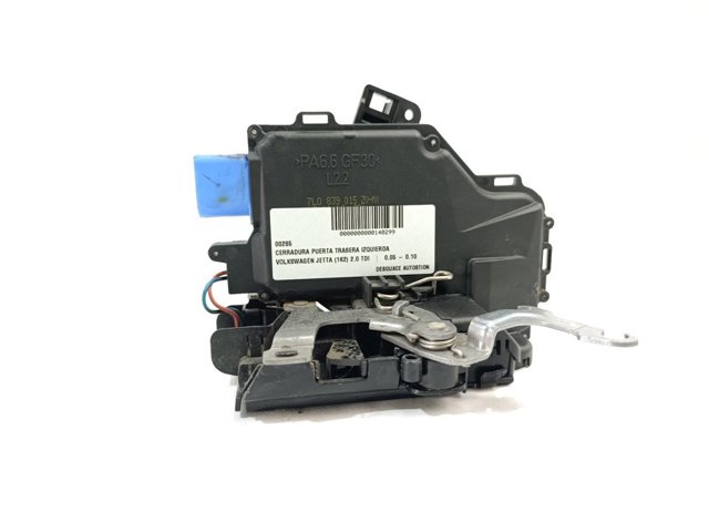 Cerradura de puerta trasera izquierda 7L0839015 VAG