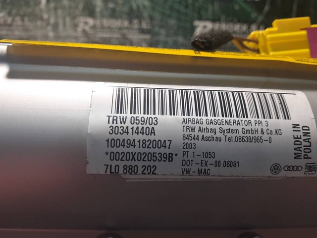 VAG 7L0880202 Airbag del pasajero  comprar en Murcia