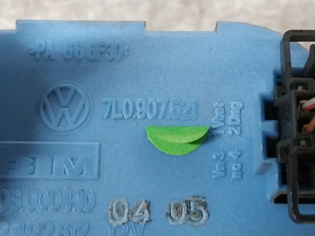 7L0907521 Resistencia del ventilador del habitáculo trasera  disponible Burgos