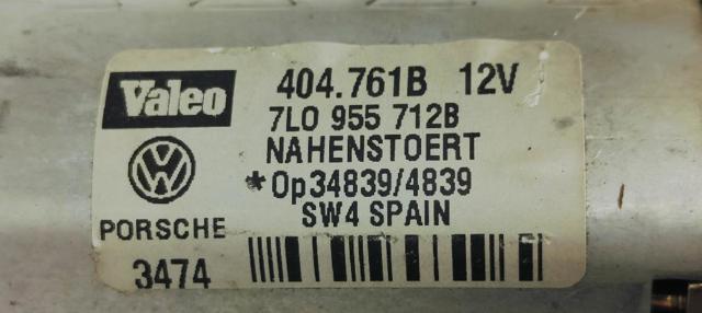 7L0955712B VAG Motor del limpiaparabrisas trasero  disponible Ourense