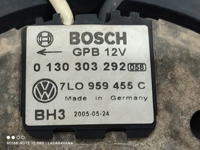 Electroventilador para volkswagen touareg 2.5 r5 tdi bac 7L0959455F