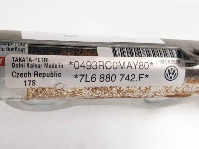 7L6880742F Airbag de cortina lateral derecha  disponible Burgos