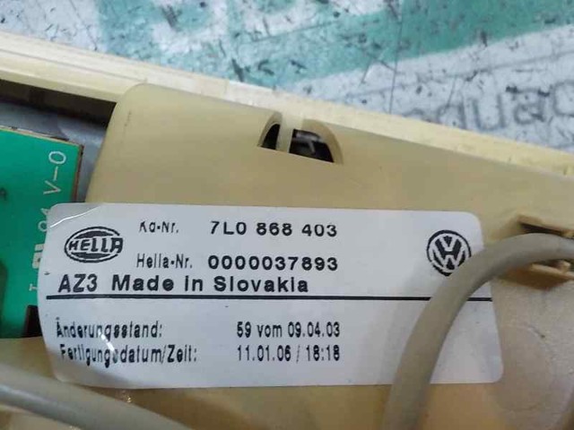 7L6947105A VAG Luz de techo interior (cabina)  en stock Huelva