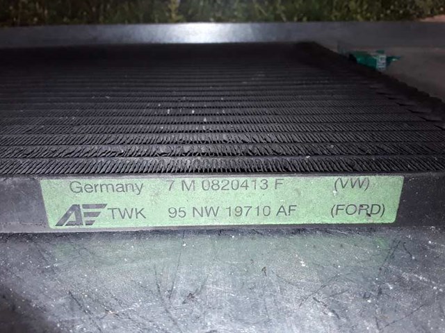 Condensador / radiador  aire acondicionado para volkswagen sharan 1.8 t 20v ajh 7M3819030