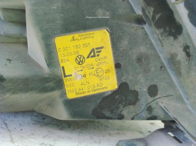 7M3941015AH VAG Faro izquierdo comprar Bilbao