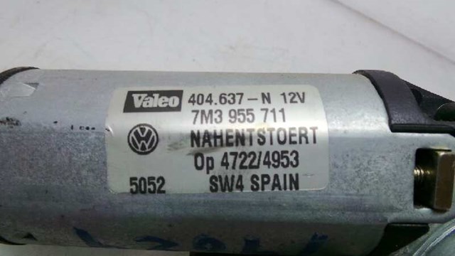 VAG 7M3955711 Motor limpiaparabrisas, trasera comprar Barcelona