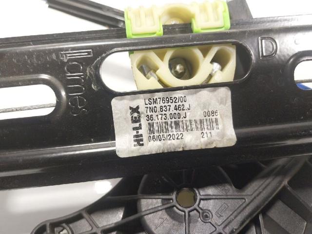 7N0837462J Mecanismo de elevalunas de la puerta delantera derecha  comprar en Pontevedra