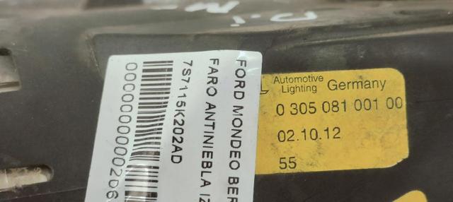 FORD 7S7115K202AD Luz antiniebla izquierdo  en stock Terrassa