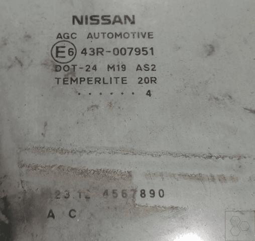 803001KK0A Cristal de puerta delantera derecha comprar Sevilla