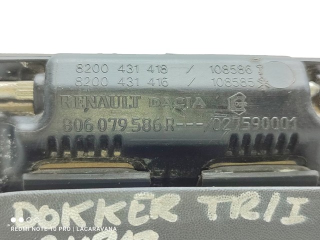 806079586R Manija exterior derecha de puerta trasera batiente  comprar en Zaragoza
