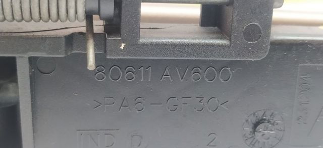 80611AV600 Soporte de manija exterior de puerta delantera izquierda  comprar en Pontevedra
