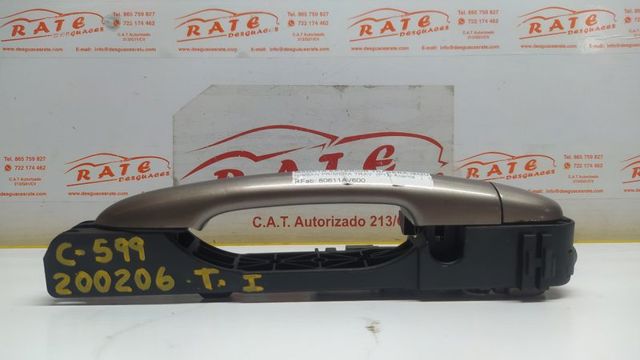 80611AV600 NISSAN Soporte de manija exterior de puerta delantera izquierda comprar Madrid