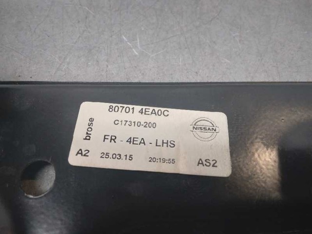 NISSAN 807014EA0C Mecanismo de elevalunas delantero izquierdo  en stock Salamanca
