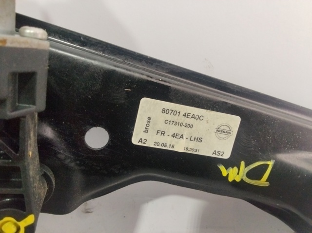 Mecanismo de elevalunas, puerta delantera izquierda Nissan Qashqai 2 J11