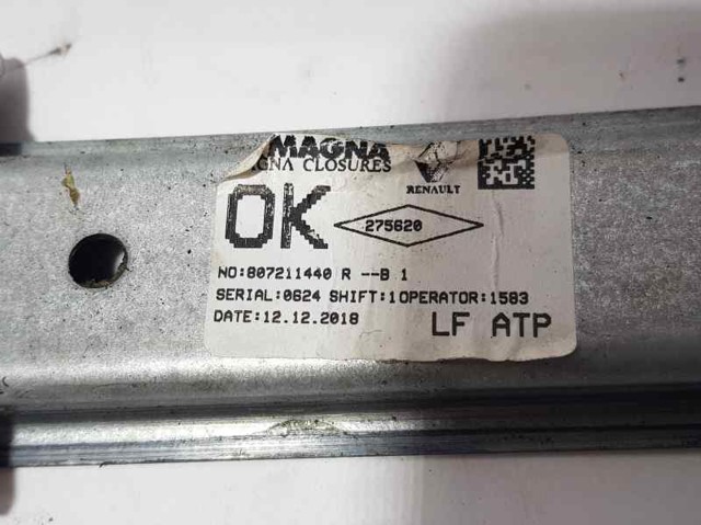 RENAULT 807211440R Mecanismo de elevalunas delantero izquierdo comprar Pamplona