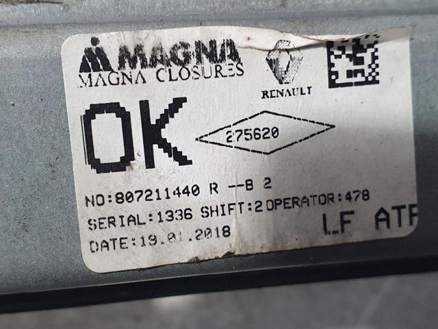 807211440R Mecanismo de elevalunas de la puerta delantera izquierda  comprar en Pontevedra