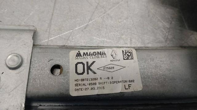 Mecanismo de elevalunas, puerta delantera izquierda Renault LOGAN 2 L52